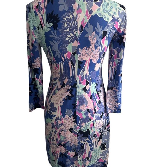 LILLY PULITZER Melli Iris Printed Dress Size XS - Picture 6 of 7